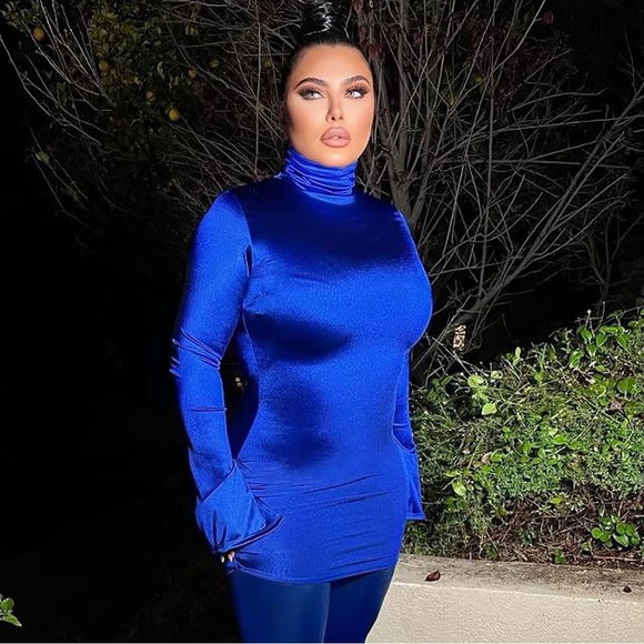 Fashion Nova Treat Yourself Mini Dress Royal - Picture 2 of 8